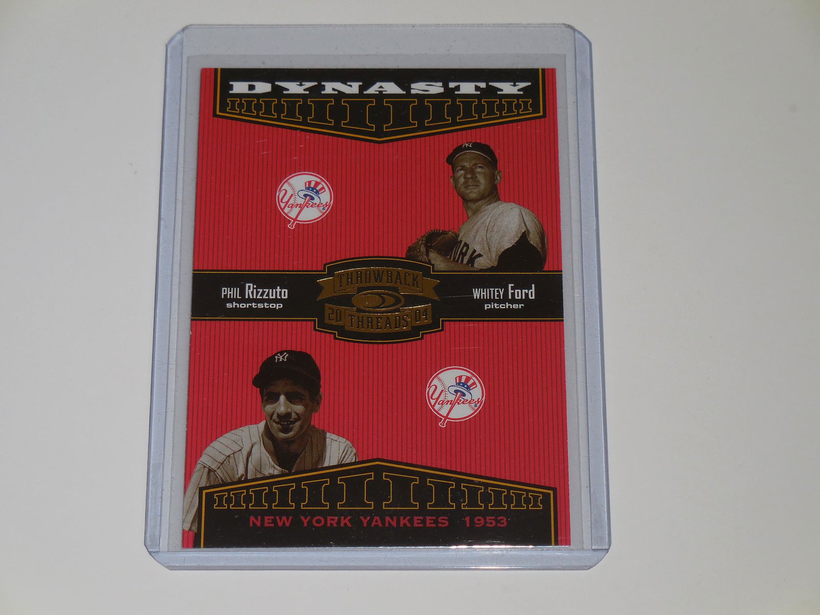 2004 THROWBACK THREADS DYNASTY RIZUTTO / FORD (1 of 2)