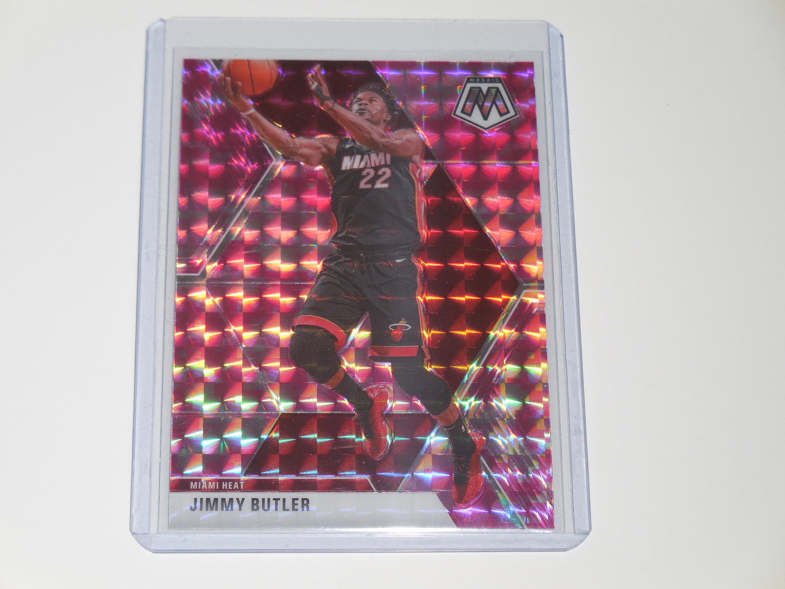 19-20 PANINI MOSAIC JIMMY BUTLER PINK CAMO PRIZM (1 of 2)