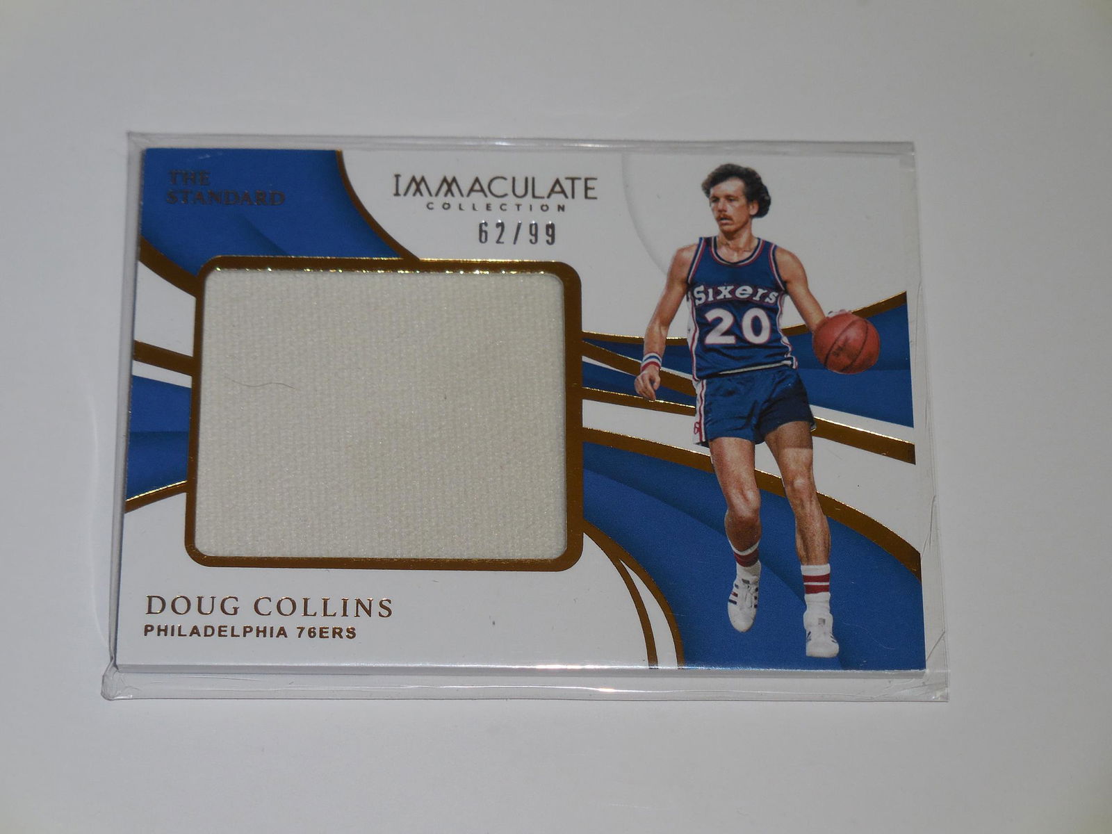 2018 IMMACULATE DOUG COLLINS JERSEY CARD #'D 62/99 (1 of 2)