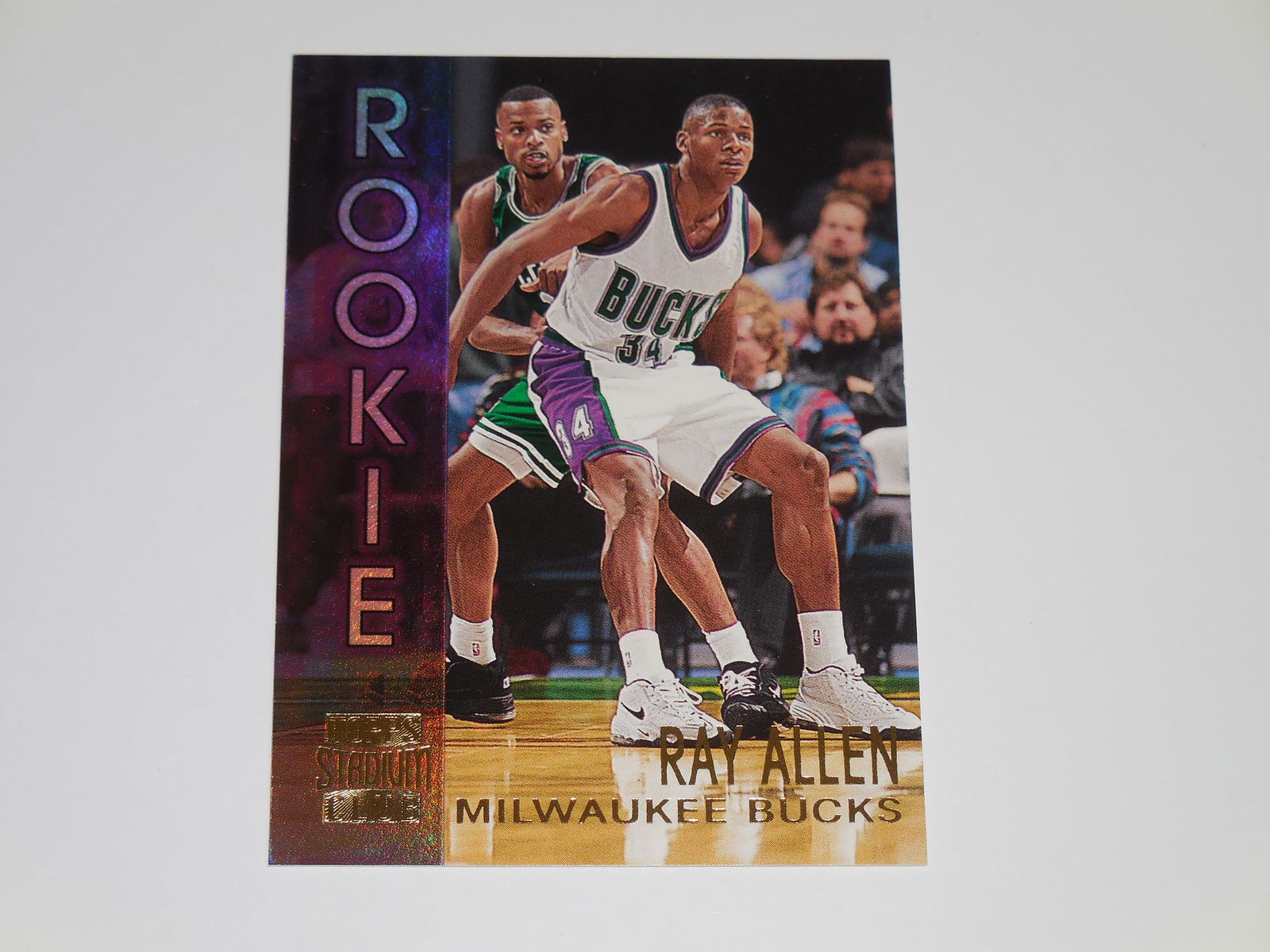 96-97 TOPPS STADIUM CLUB RAY ALLEN ROOKIE CARD (1 of 2)