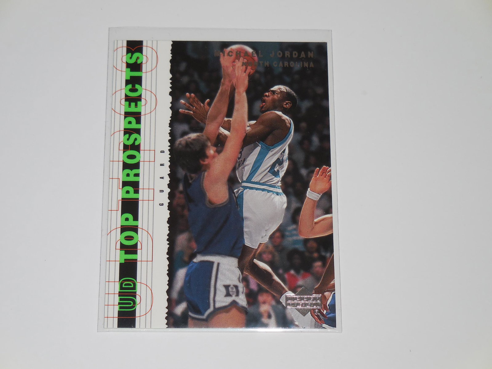 03-04 UD TOP PROSPECT MICHAEL JORDAN UNC CARD #58 (1 of 2)