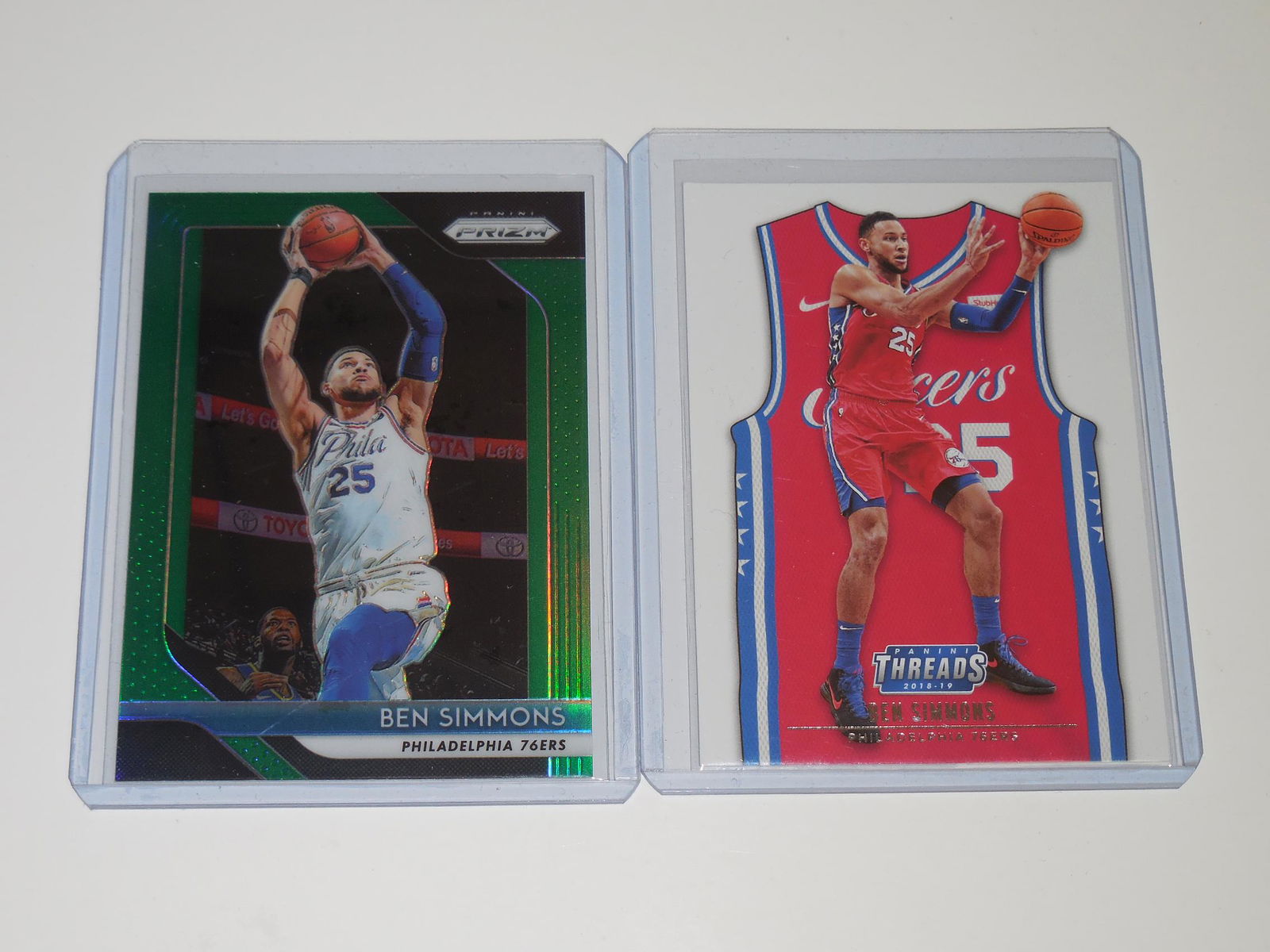 BEN SIMMONS 76ERS CARD LOT (1 of 2)