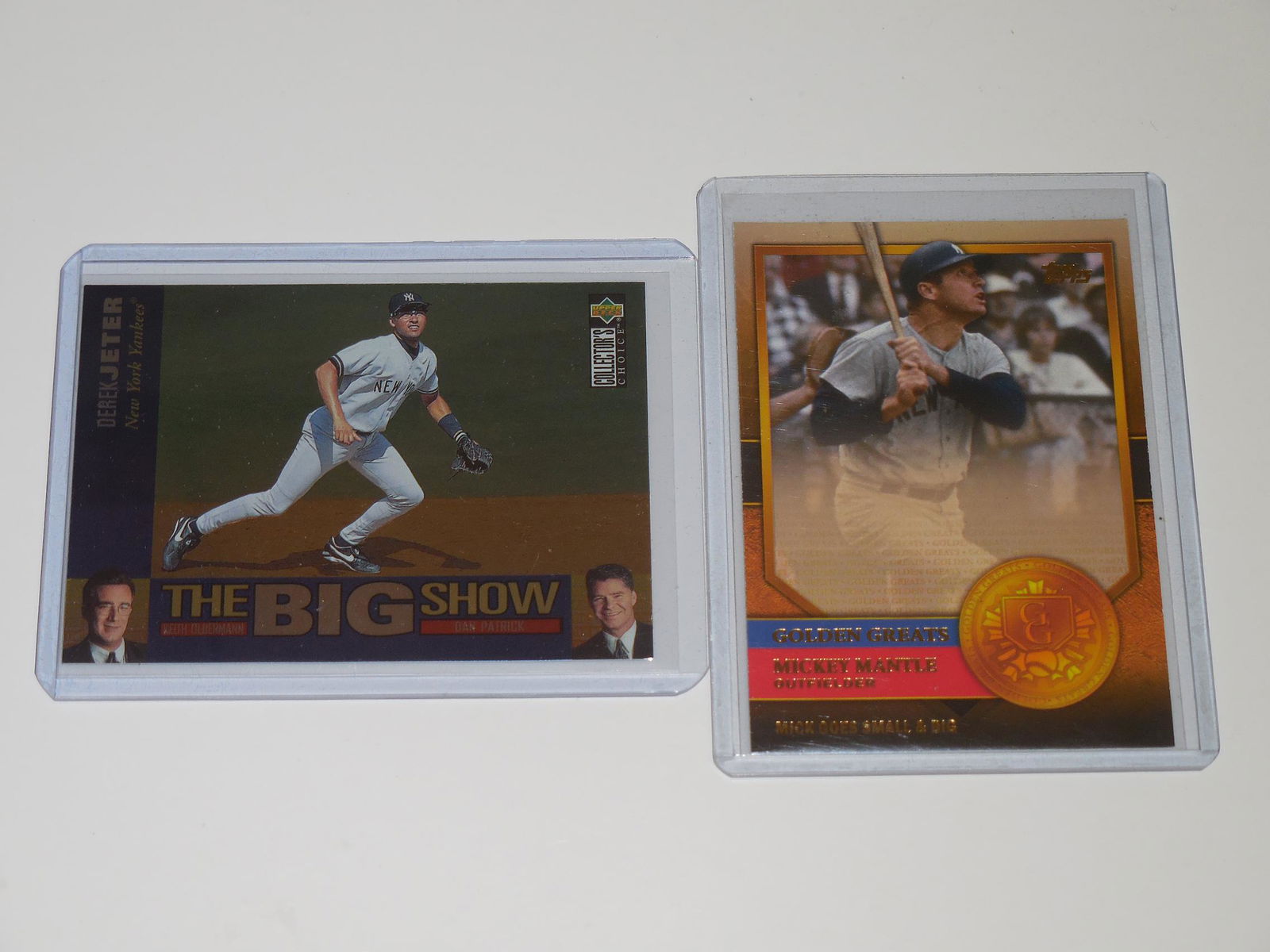 DEREK JETER & MICKEY MANTLE CARD LOT (1 of 2)