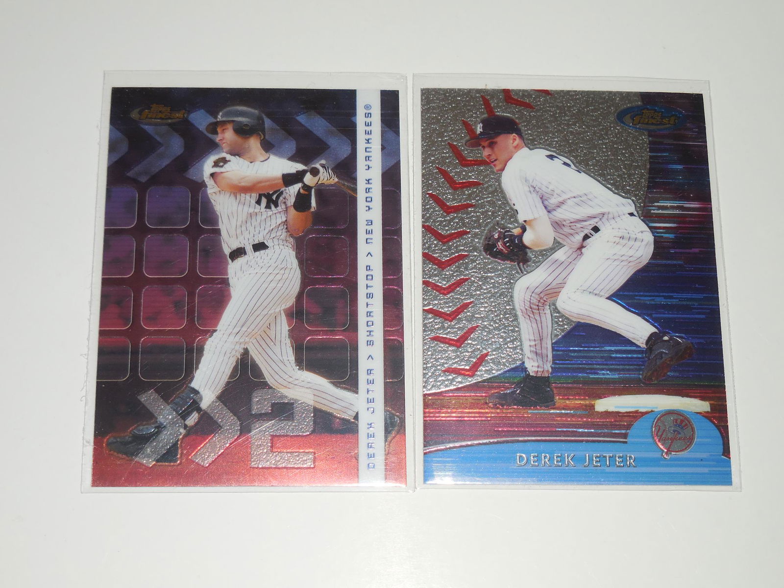 TOPPS FINEST DEREK JETER CARD LOT (1 of 2)