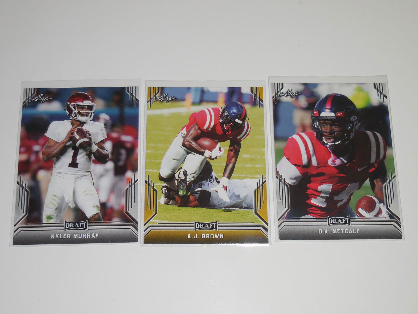 2019 LEAF DRAFT STAR ROOKIE CARD LOT (1 of 2)