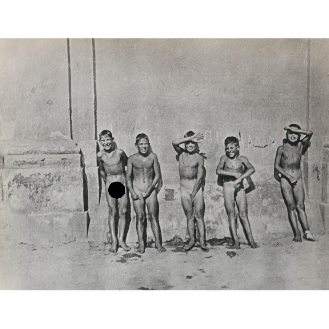 HENRI CARTIER-BRESSON - Boys in the sun: Artist: HENRI CARTIER-BRESSON Print Title: Boys in the sun Medium: Sheet-fed Gravure Printing Date: 1930's Printed: France Image Size: 7 x 9 inches Henri Cartier-Bresson was a French photographer who 