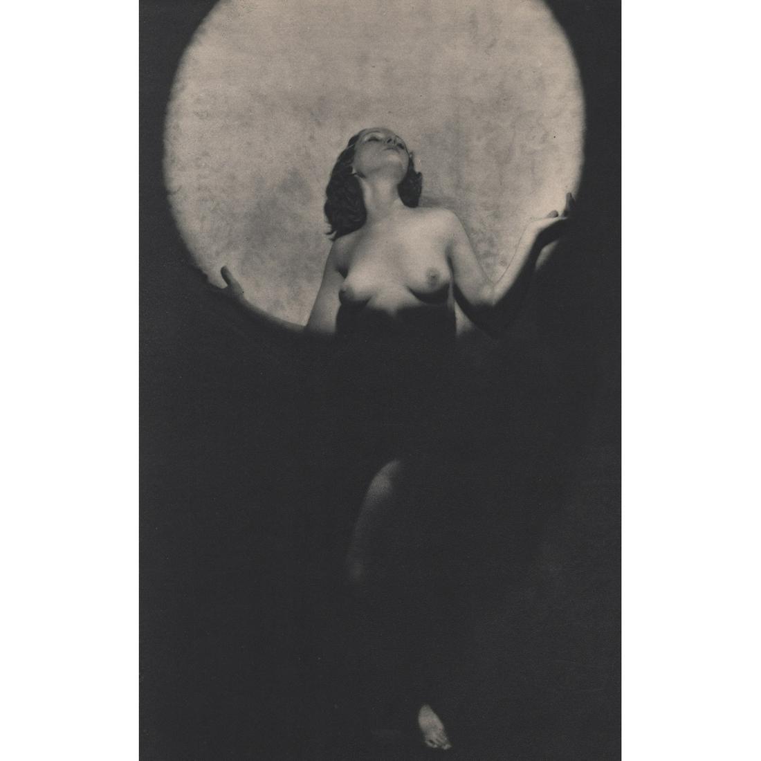 HAL PHYFE - Nude: Artist: HAL PHYFE Print Title: Nude Medium: Sheet-fed Gravure Printing Date: 1930's Printed in the USA Image size approx. 11.5 x 7.5 inches Hal Phyfe (1892-1968) was born Harold Rodney Eaton Phyfe in 