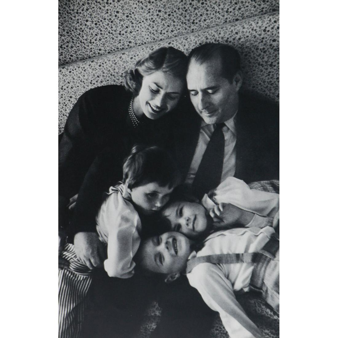 DAVID SEYMOUR - Roberto Rossellini, Ingrid Bergman and: Artist: DAVID SEYMOUR Print Title: Roberto Rossellini, Ingrid Bergman and their kids, 1955 Medium: Sheet-fed Gravure Printing Date: 1950's Printed in Switzerland Image Size approx: 11 x 7.5 inches Dav