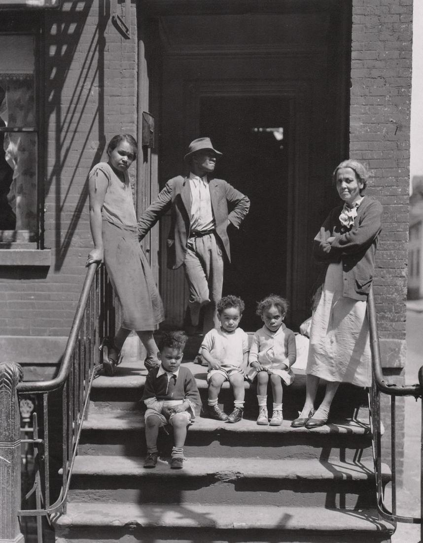 BERENICE ABBOTT - 115 Jay Street in Brooklyn: Artist: BERENICE ABBOT Print Title: 115 Jay Street in Brooklyn Medium: Photo-lithograph Printed in: Japan, 1980’s Image Size: approx. 10.5 x 8.5” Berenice Abbott (1898 – 1991),was an American ph