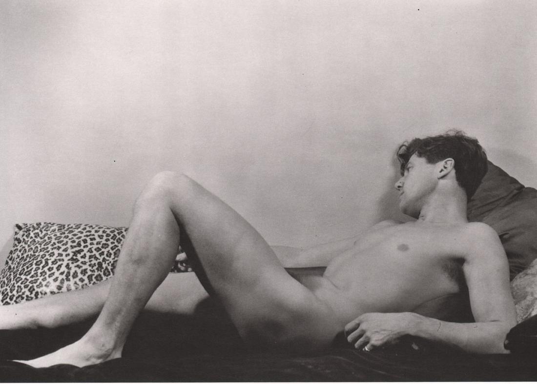 GEORGE PLATT LYNES - Male Nude, 1931: Artist: GEORGE PLATT LYNES Print Title: Male Nude, 1931 Medium: Duotone Photoengraving Printing Date: 1990’s Printed in USA Image Size approx: 6 X 8.5” George Platt Lynes (1907-1955).was an Americ