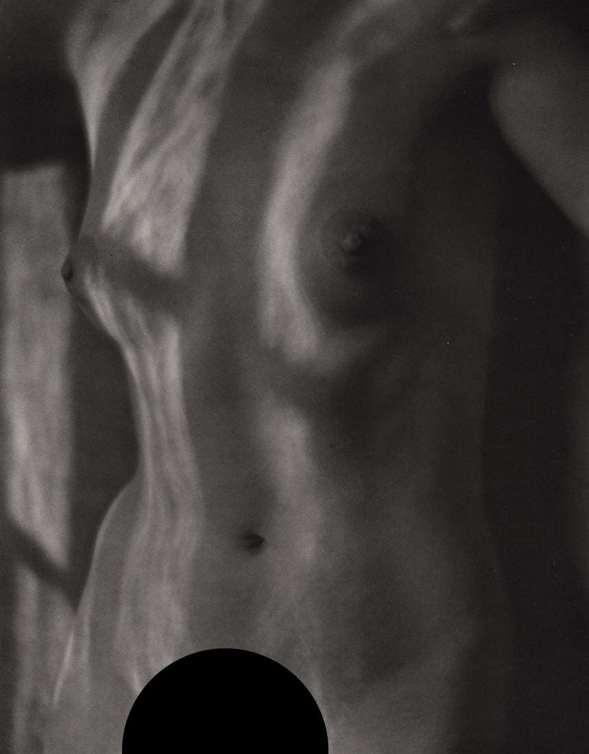 EDWARD WESTON - Nude, 1920: Artist: EDWARD WESTON Print Title: Nude, 1920 Medium: Photoengraving Printed in USA in 1970’s Image Size approx: 9 x 7” Edward Weston 1886-1958) was a 20th-century American photographer, considere