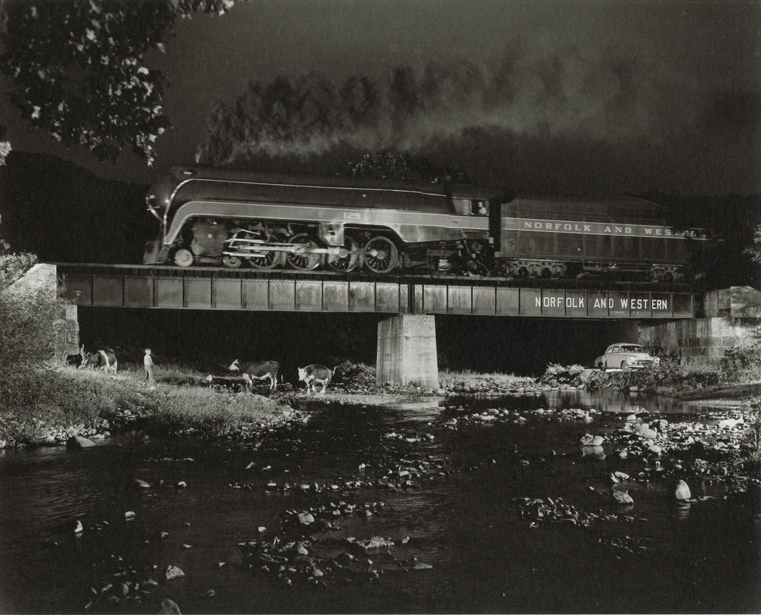 O. WINSTON LINK - Train No. 2 Crossing Bridge, 1956 (1 of 1)
