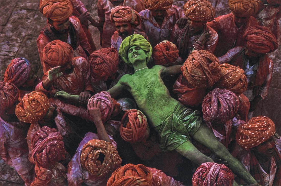 STEVE MCCURRY - Rajasthan, India, 1996: Artist: Steve McCurry Title: Rajasthan, India, 1996 Medium: Photo Litho, 2012, Italy Dimensions: 8.9x5.9" Description: Heat Wax Mounted on 8.5x11" Conservation Board Artist Bio: Steve McCurry is an Am