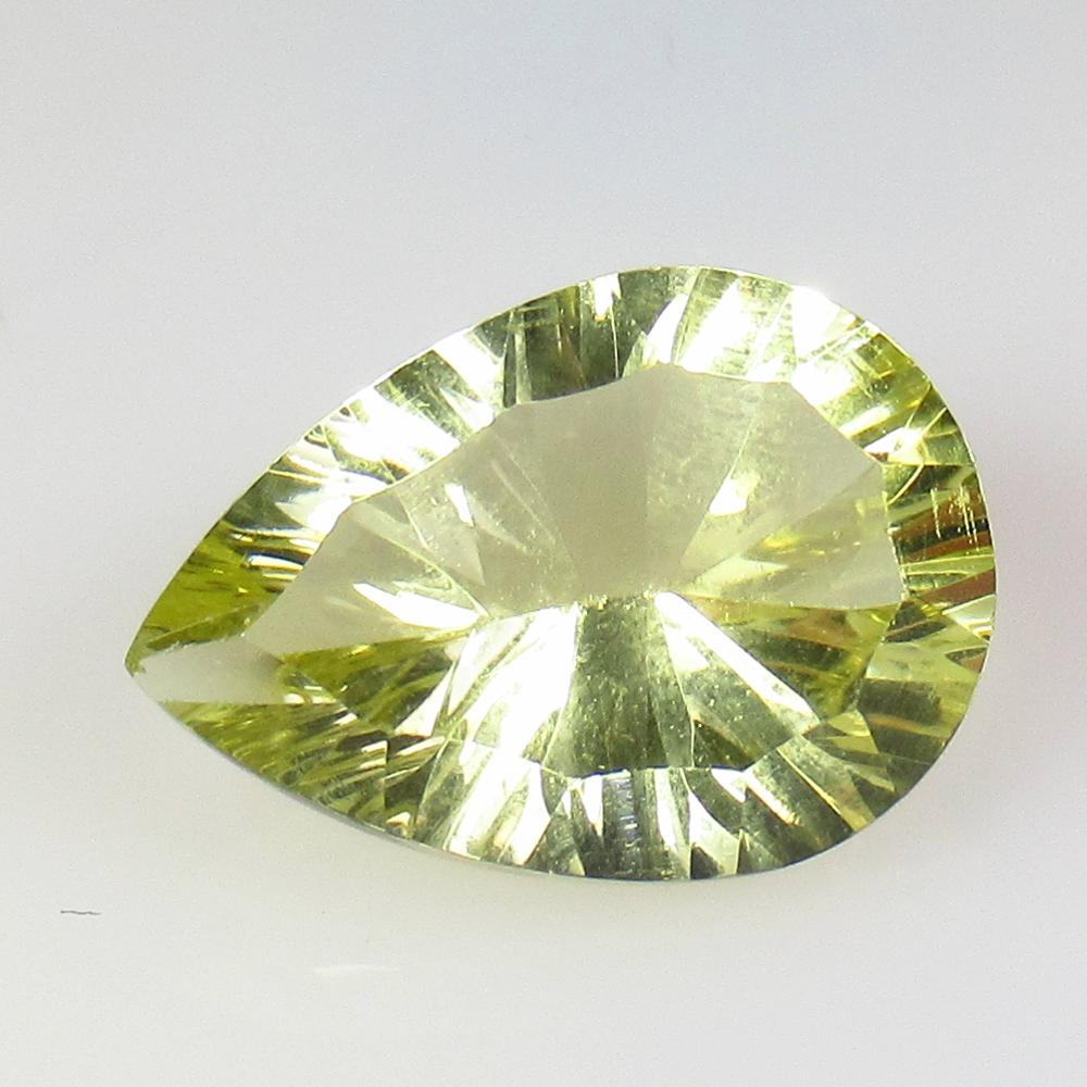 9.90 Ct Natural Lemon Quartz Concave Cut: No Reserve! Title: 9.90 Ct Natural Lemon Quartz Concave Cut Stone Clarity: VVS Gemstones: Natural Lemon Quartz Carat Weights: 9.9 Size/Dimensions: 17.80 x 12.80 x 8.70 mm Additional Information: Good 