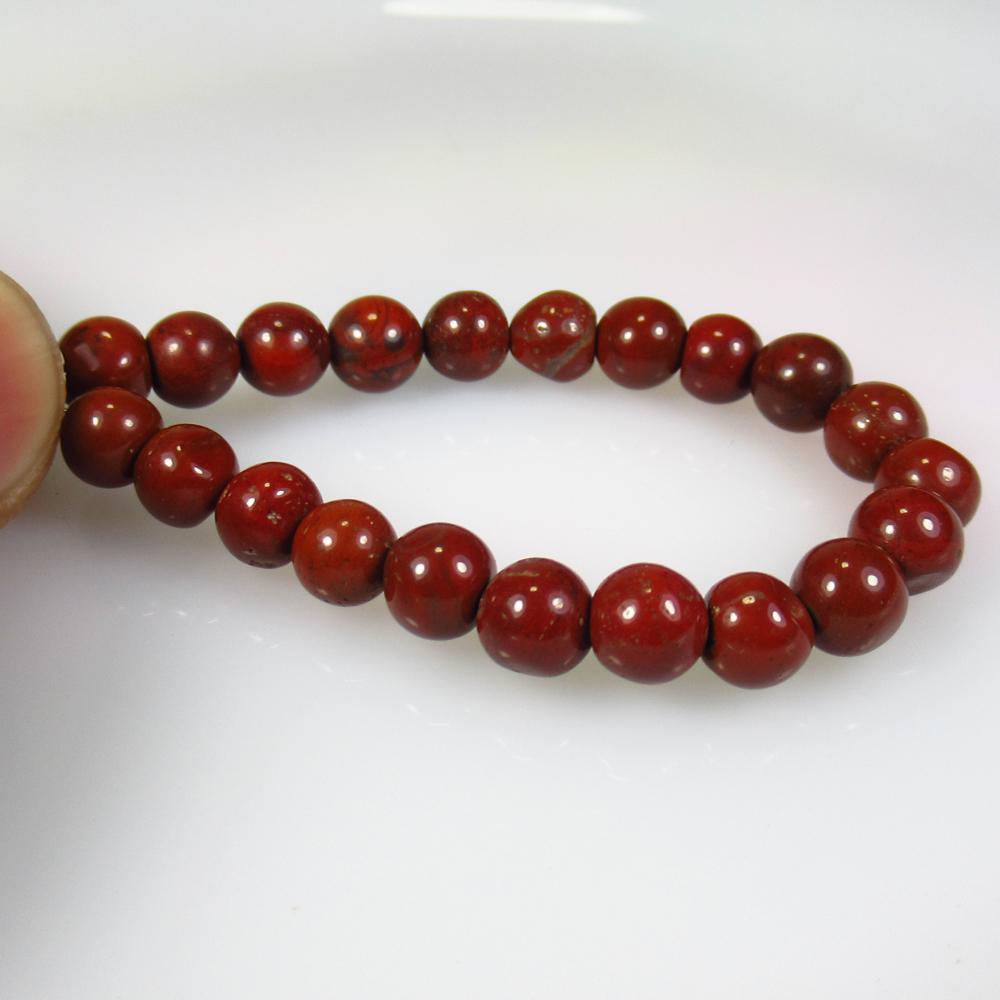 33.96 Ct Natural 21 Blood Stone Drilled Round Ball (1 of 2)