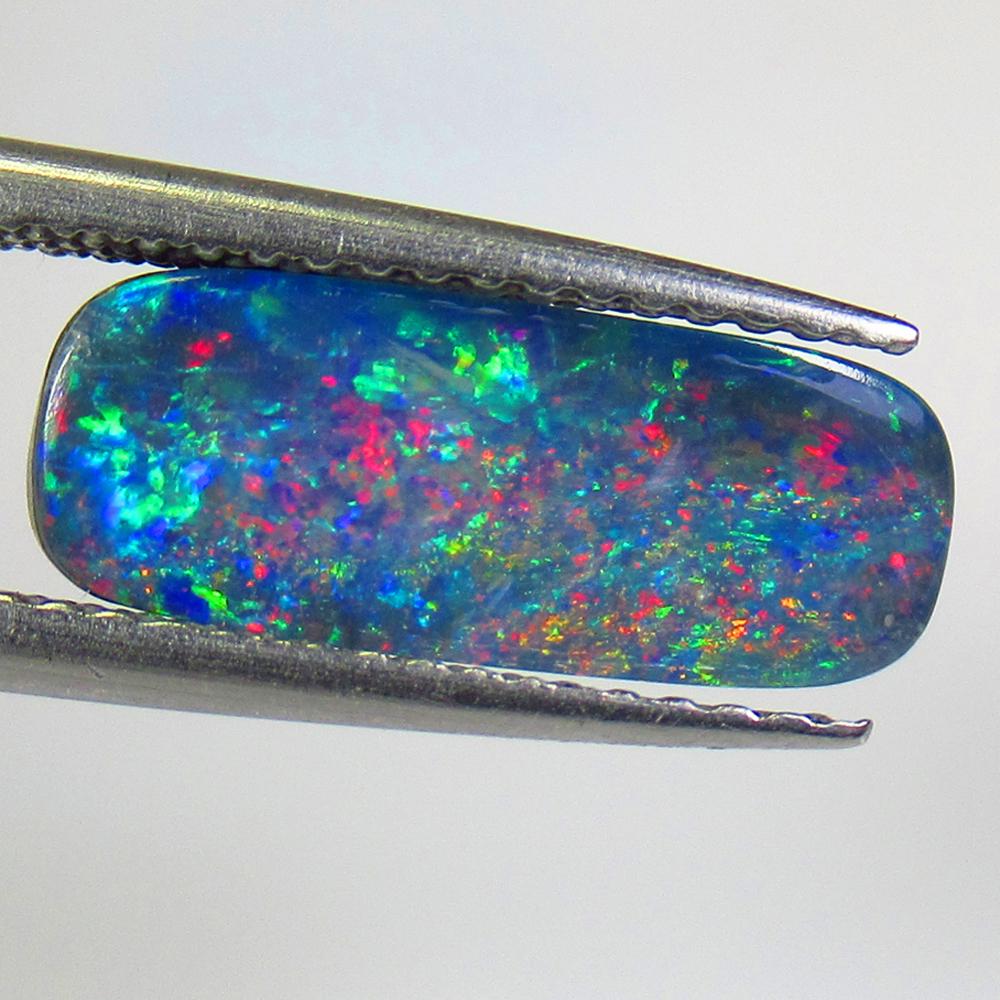 3.04 Ct Natural Australian Doublet Opal Cushion (1 of 2)