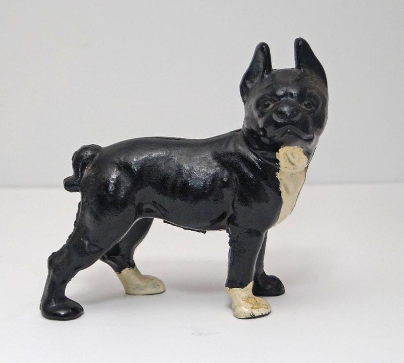 Boston Terrier Dog Cast iron Advertising Paperweight (1 of 6)