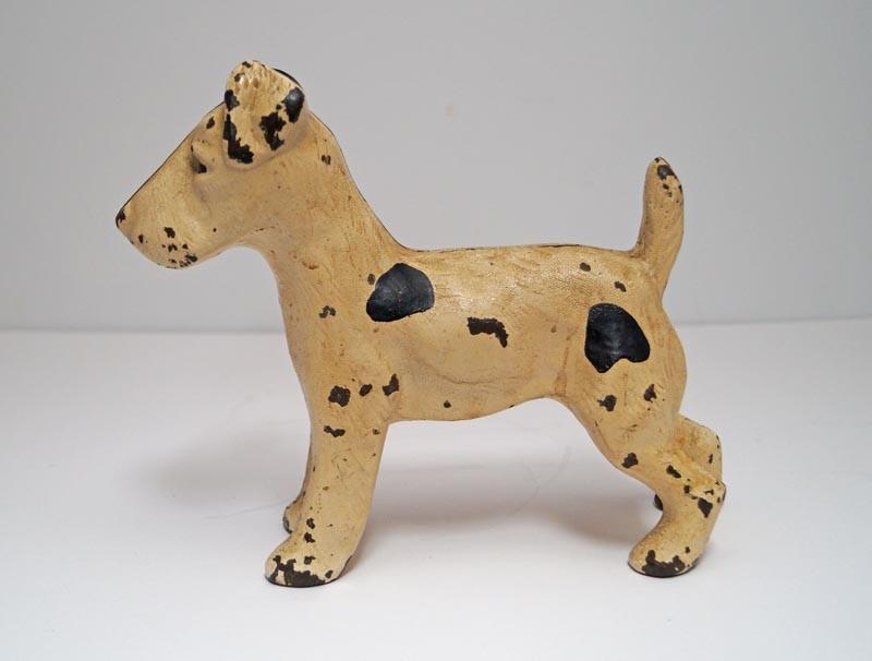 Antique Fox Terrier Dog Cast iron Doorstop (1 of 10)
