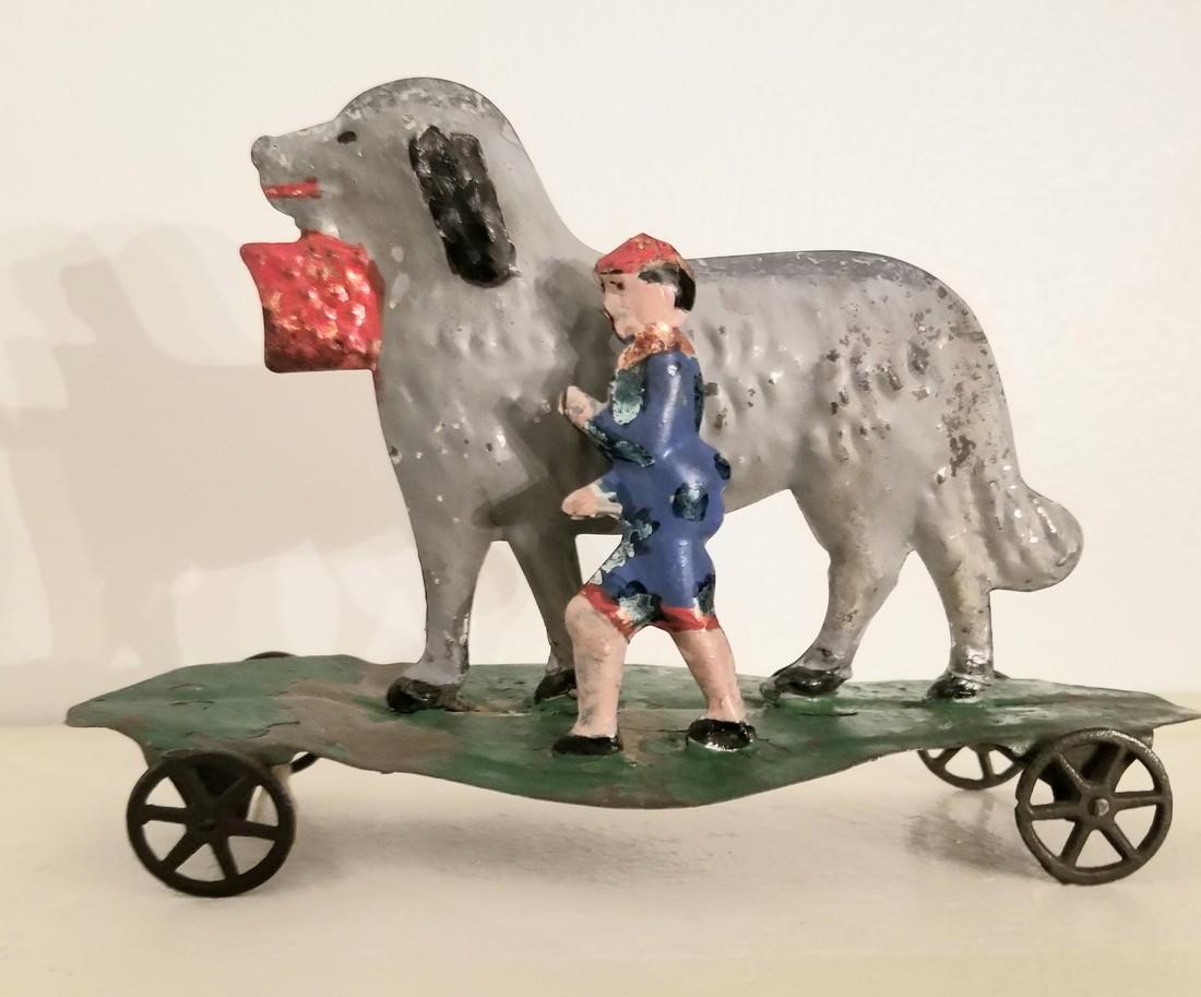 Rare tin painted pull toy (1 of 2)