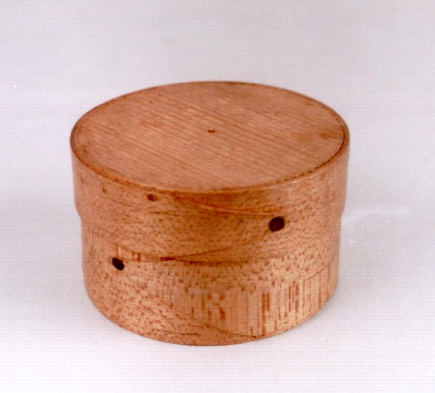 A small round one finger storage box - c. 1825 (1 of 1)