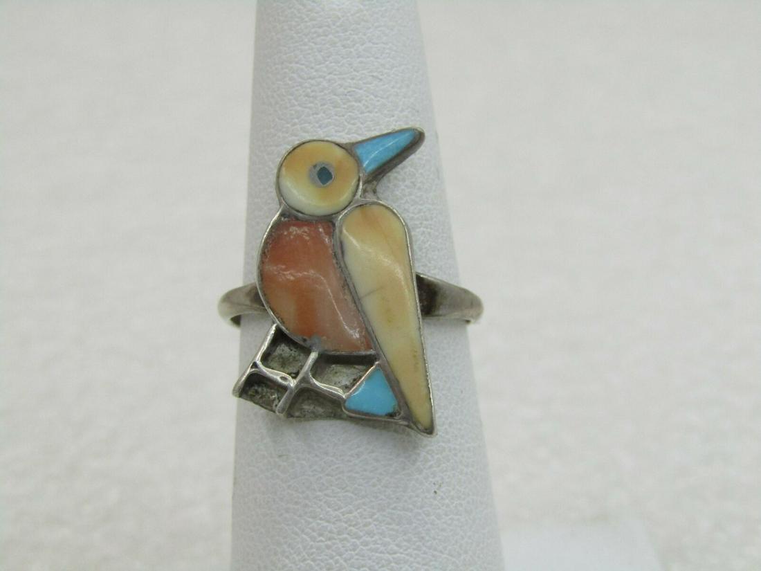 Vintage Southwestern Turquoise Ring, Sz. 6,5 (WB) (1 of 16)