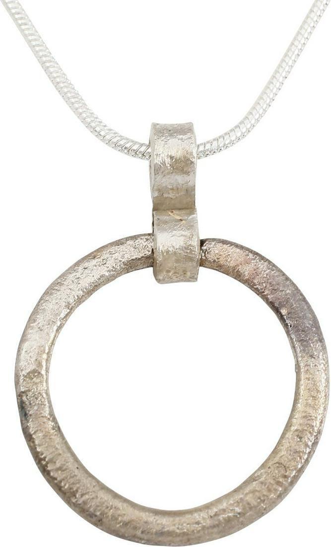 VIKING PROTECTIVE BROOCH NECKLACE, 10th-11th C.AD: Worn in numbers on the surface of the jerkin, these small metal brooches provided a measure of protection against sword cuts and, in fact, were a form of armor. See current Public Television programmi