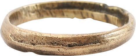 ANCIENT VIKING WEDDING RING, SIZE 4 (1 of 3)