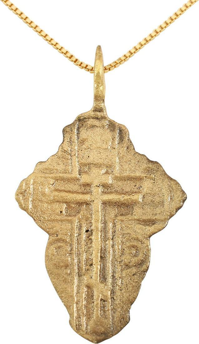LARGE EASTERN EUROPEAN CHRISTIAN CROSS NECKLACE (1 of 3)