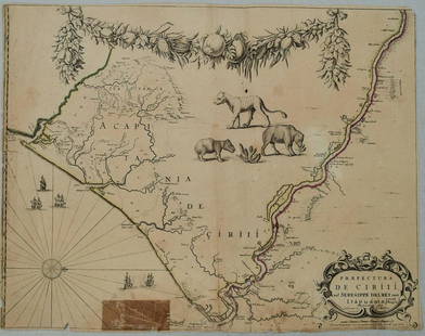 1730 Covens & Mortier Map of Parts of Coastal Brazil --: Title: 1730 Covens & Mortier Map of Parts of Coastal Brazil -- Preafectura De Ciriii, vel Seregippe Delrey cum ItapuamaCartographer: Covens & MortierYear / Place: 1730 c., AmstredamMap Dimension