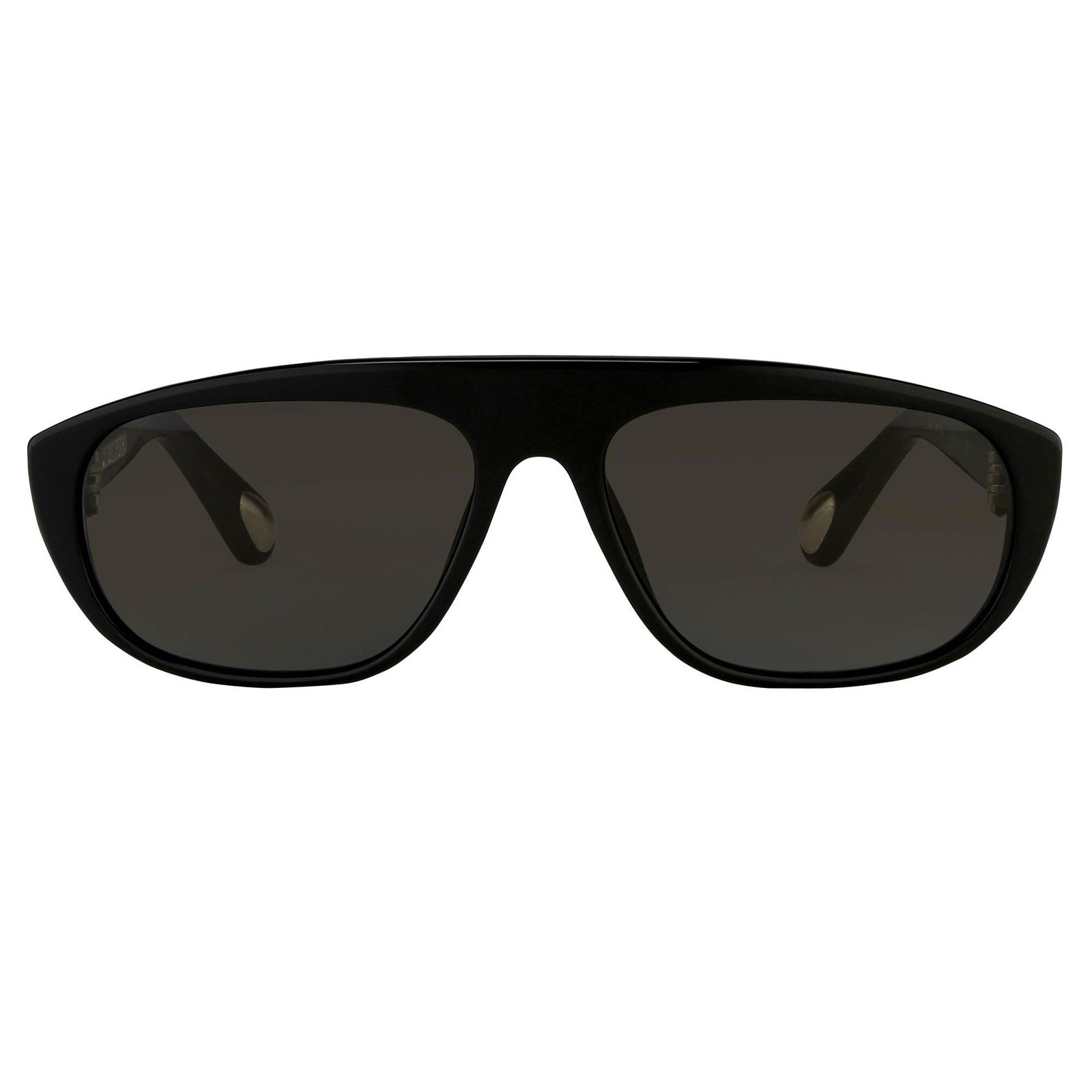 Ann Demeulemeester Sunglasses Flat Top Black and Gray (1 of 14)