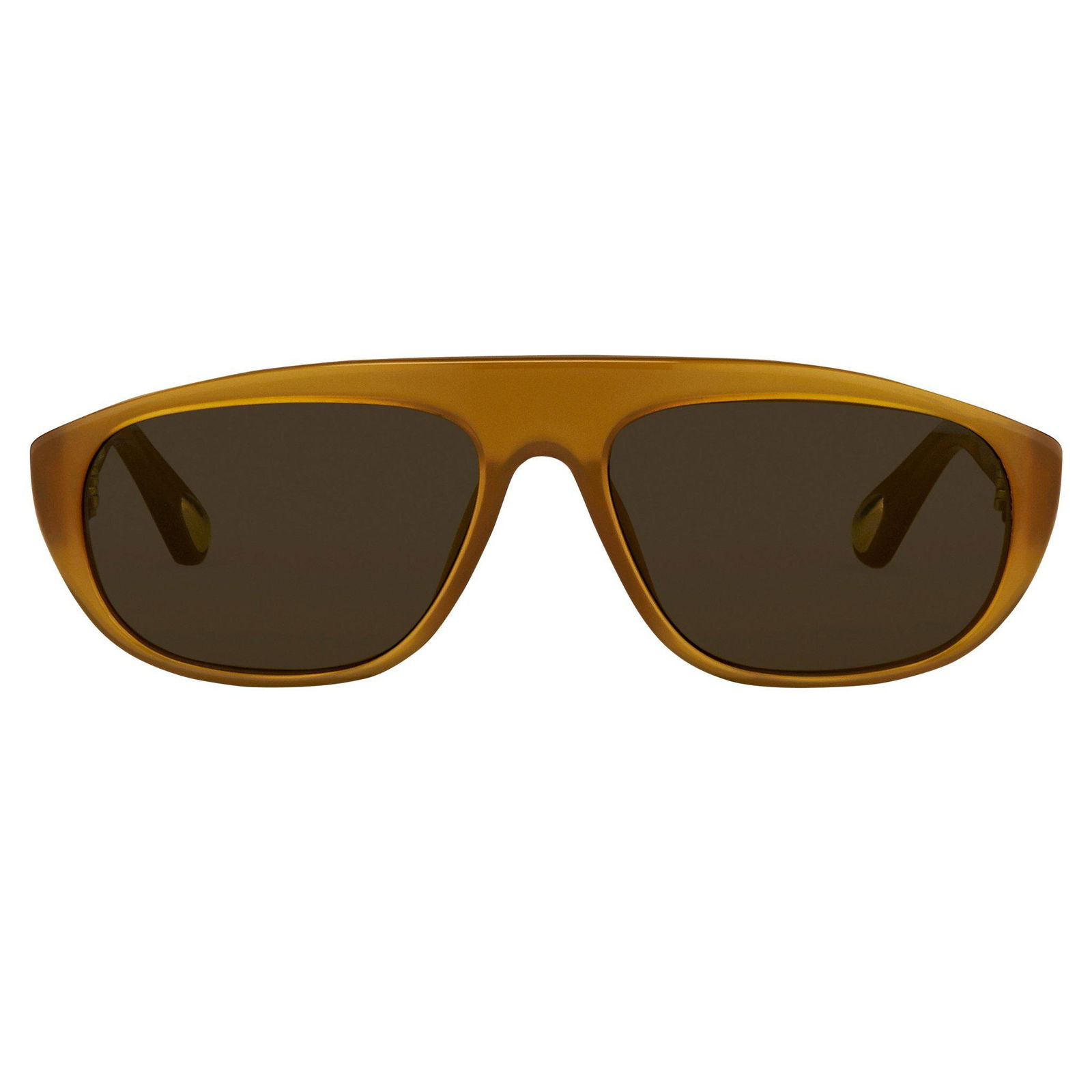 Ann Demeulemeester Sunglasses Flat Top Orange and Green (1 of 12)