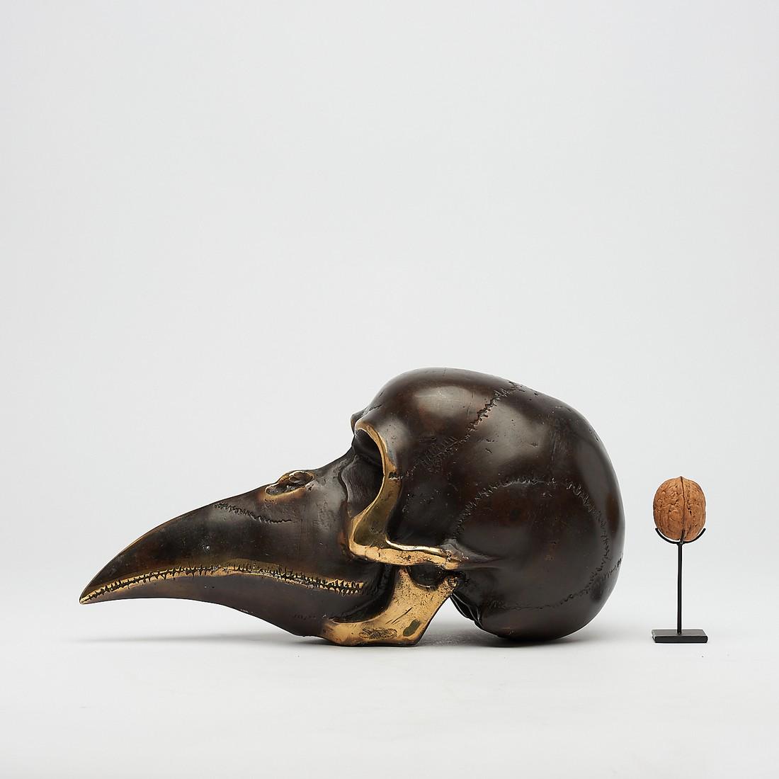 Mythical bronze beaked figure, half man half bird - (1 of 10)