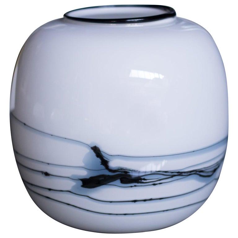 Atlantis Vase by Michael Bang for Holmegaard: Vase by Michael Bang for Holmegaard Denmark. Model: Atlantis Year: 1981 Design: Michael Bang, 1942-2003 No chips or scratches, marked with original label. Materials Art Glass Condition Excellent Very