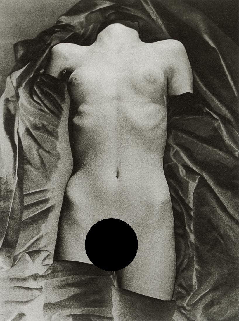 ERWIN BLUMENFELD - Torso, Paris, 1936 (1 of 2)