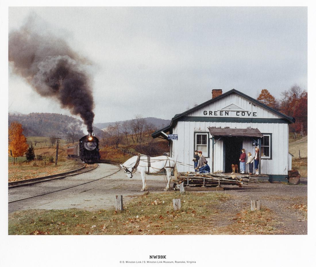 O. WINSTON LINK - Old Maud Bows To Virginia Creeper (1 of 1)