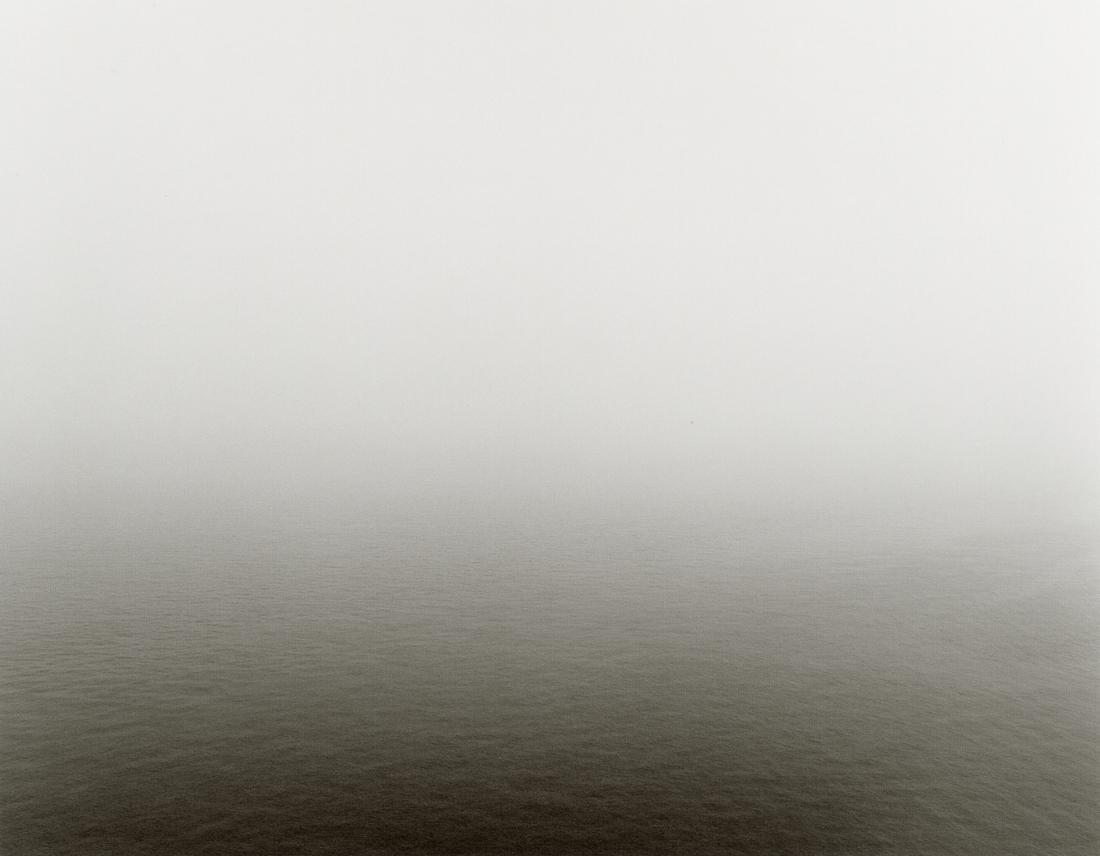 HIROSHI SUGIMOTO - English Channel, Fecamp, 1989: Artist: Hiroshi Sugimoto Title: English Channel, Fecamp, 1989 (Neg. 319) Medium: Photo Litho, 2019, Italy Dimensions:8.45x6.6" Description: Heat Wax Mounted on 8.5x11" Conservation Board Artist Bio: H