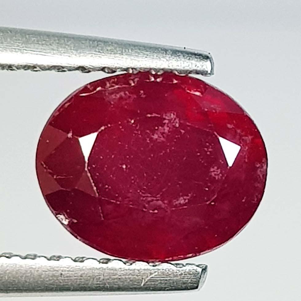 2.48 Ct  Natural Ruby Oval Cut (1 of 5)