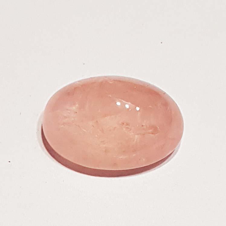 10.74 ct Natural Orange Morganite Oval Cabochon (1 of 5)