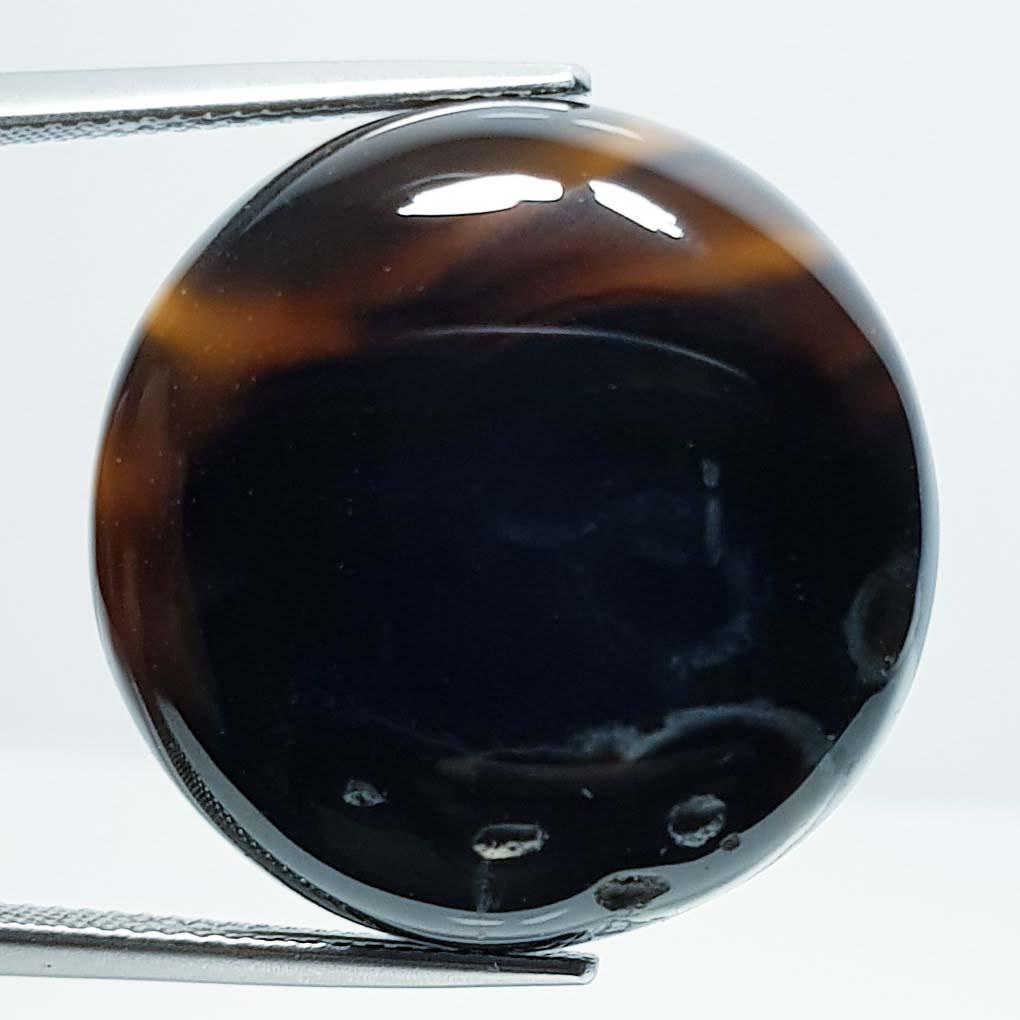 33.90 Ct Natural Black Agate (1 of 5)