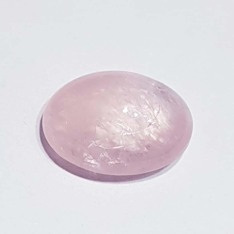 6.17 ct Natural Pink Morganite Oval Cabochon: No Reserve! Title: 6.17 ct Natural Pink Morganite Oval Cabochon Color/Clarity: SI Gemstones: Loosegemstone Carat Weights: 6.17 Size/Dimensions: 14.20 x 10.80 x 6.00 Additional Information: Oval / Braz