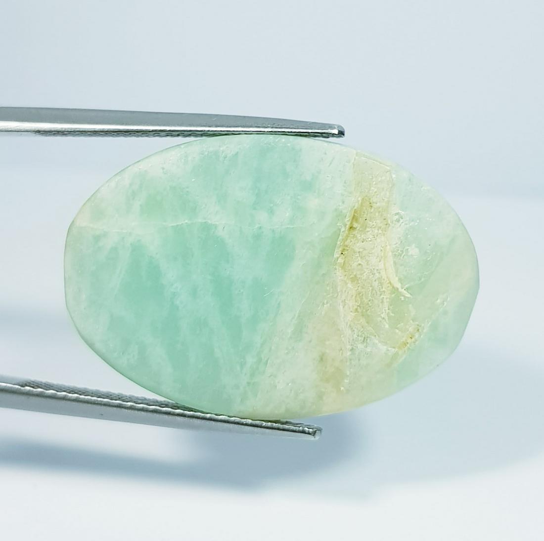 23.85 Ct Natural Amazonite Oval Cabochon (1 of 4)