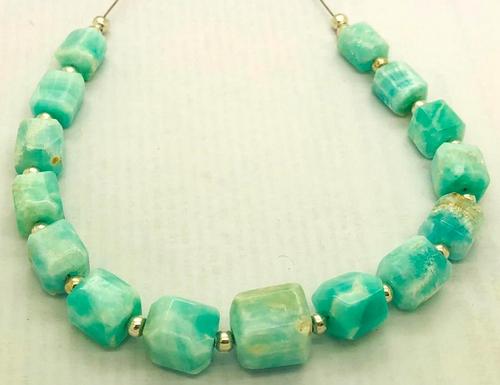 19.9 Grams Beautiful Aragonite Drilled Beads Strand (1 of 5)