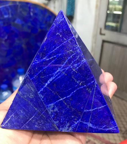 Hand Crafted Lapis Lazuli Pyramid, 450 Grams (1 of 3)