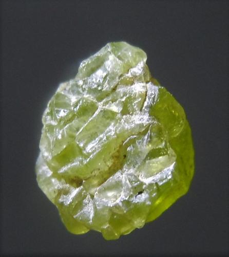 1.96 CT VIVID GREEN PERIDOT - UNTREATED: Title: 1.96 CT VIVID GREEN PERIDOT - UNTREATED Origin: Megado, Oromia Prov. Ethiopia Size: 0.7x0.55x0.48 cm / 0.38 gram Description: vivid green peridot Reserve: $2.00 Shipping: Domestic: Flat-rate of