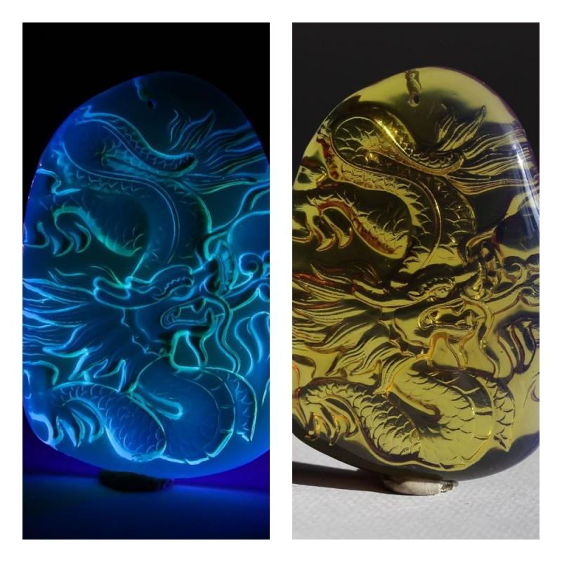 Natural Baltic amber vintage antique yellow color (1 of 8)