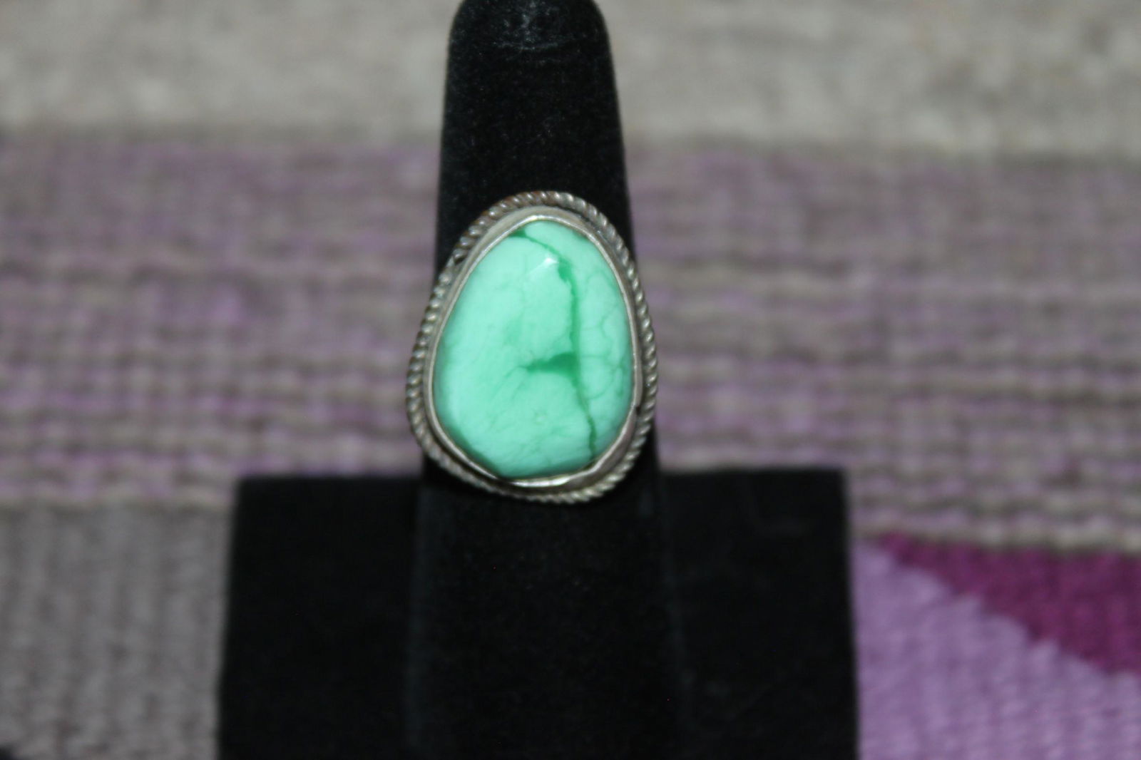 Zuni Turquoise Sterling Ring (1 of 5)