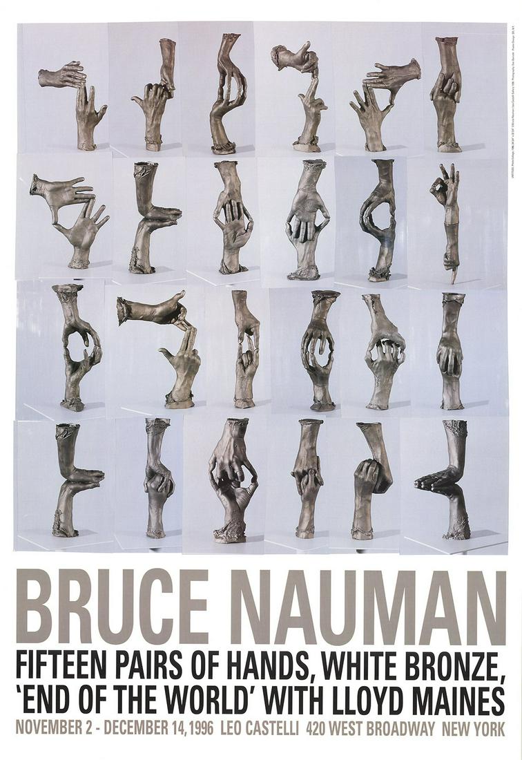Bruce Nauman - Fifteen Pairs of Hands - 1996 Offset (1 of 1)