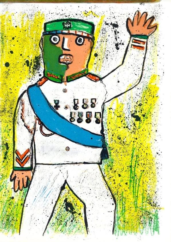 Enrico Baj original lithograph (1 of 1)