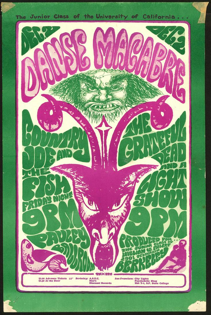 Popular Grateful Dead Danse Macabre Original Poster (1 of 1)