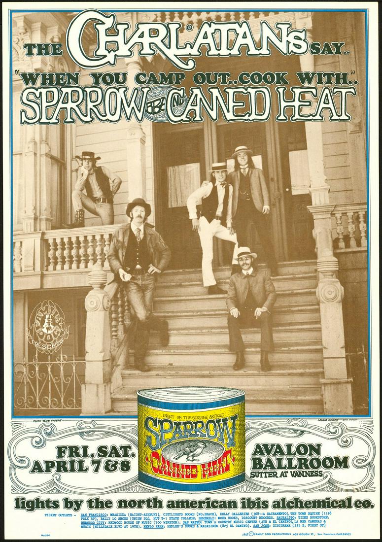 Third Print BG-56 Charlatans Poster (1 of 1)